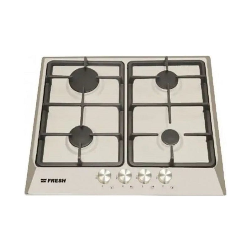Fresh Built-In Hob Gas 4 Burners 60 Cm Stainless 8868. Fresh Built-In Hob Gas 4 Burners 60 Cm Stainless 8868.
